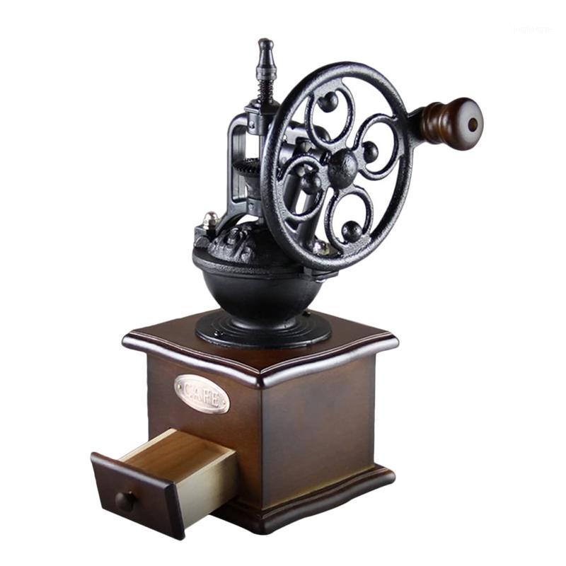 

Manual Coffee Grinder Artisanal Hand Crank Coffee Mill with Grind Settings & Catch Drawer1