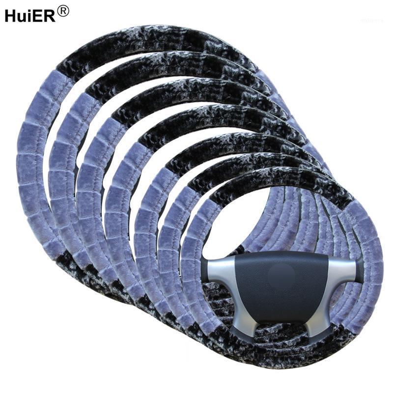 

Car Steering Wheel Cover Plush Volant For 36 38 40 42 45 47 50 CM Braid on the Steering-wheel Funda Volante Auto Car Styling1