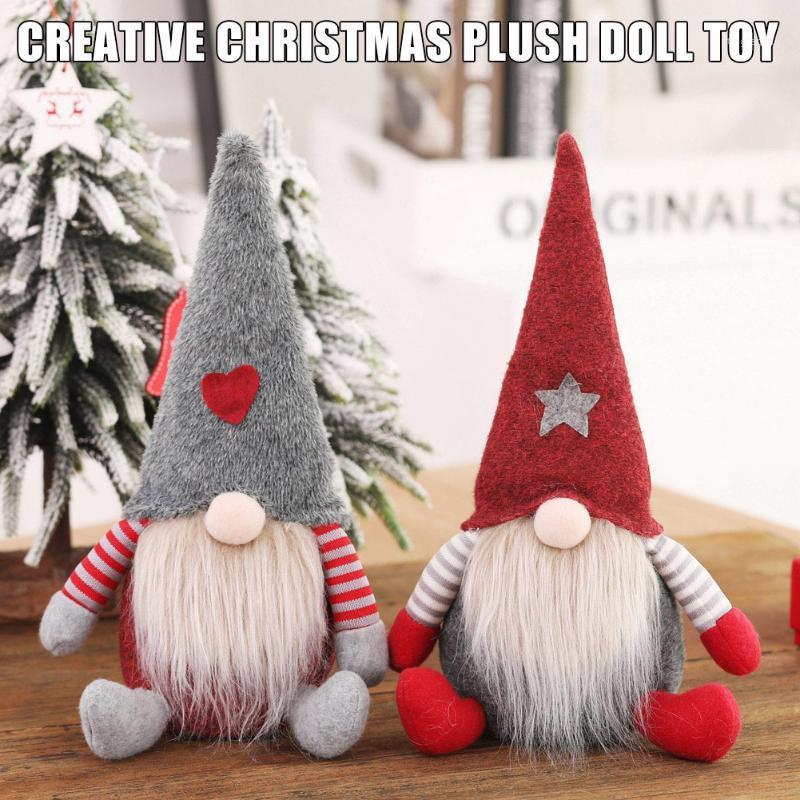 

Christmas Faceless Gnome Santa Xmas Tree Hanging Ornament Doll Toy Decor Christmas Gift-301
