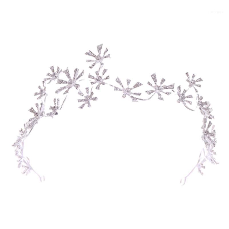 

Hair Clips & Barrettes Silver Rhinestone Crown Floral Headband Wedding Headpiece Tiaras Bridal Jewelry Birthday Accessories1