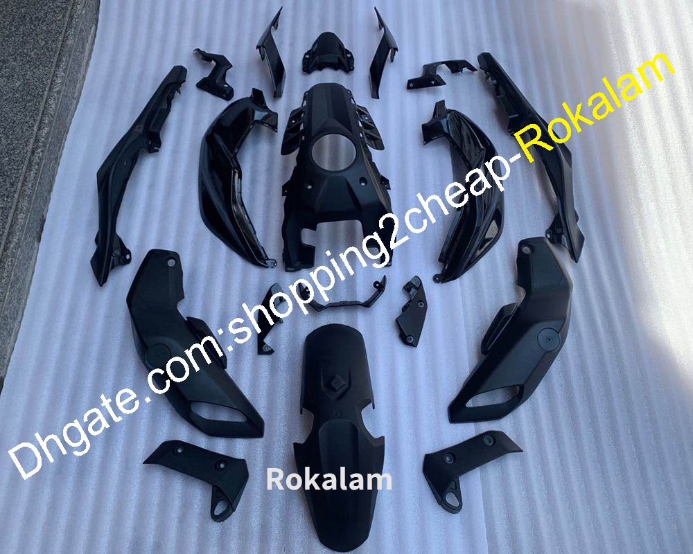 

Bodywork For Yamaha MT07 18 19 20 MT-07 2018 2019 2020 All Black Bodywork Aftermarket Motorbike Fairing Kit (Injection molding), Customize