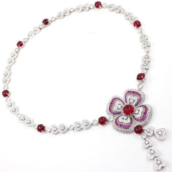 

Chains Designer Fashion Copper Jewelry 3A Cubic Zirconia Party Necklace