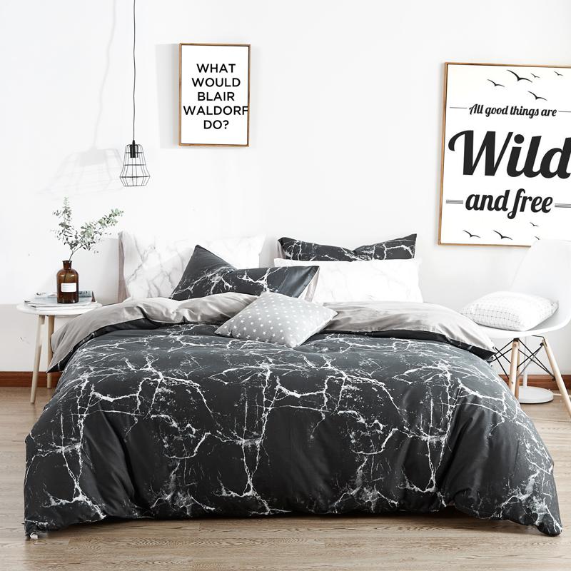 

100% Cotton Duvet Cover Set Quilt Cover Bed Sheet Pillowcases 1.2m 1.5m 1.8m 2m Bed  Queen King 4pcs #387, As picture