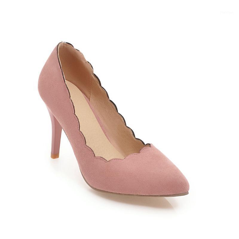 

Sexy with pointed high heel shoes in the spring and autumn new frosted sheet 40 to 43 yards fashion shoes 183191, Black