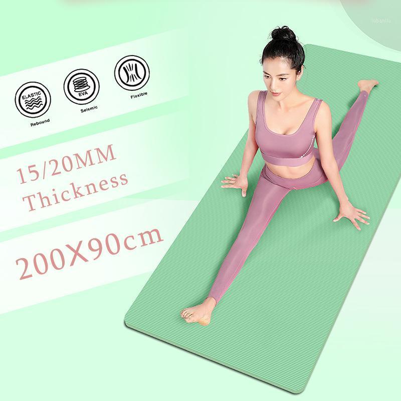 

15MM Extra Thick Yoga Mat Anti-skid Sports Fitness Mat NBR Comfort Foam Yoga MaFor Exercise Pilates Gymnastics Pad Mats1, Red