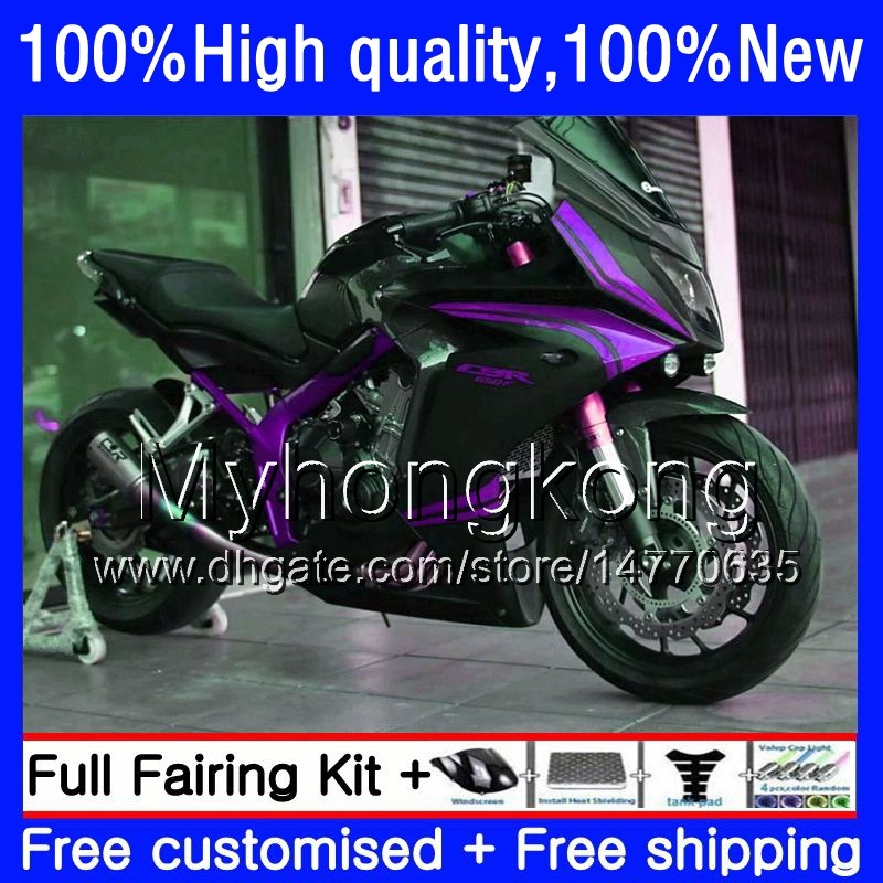 

Purple black Body For HONDA CBR 650 F CBR650 F CBR-650 CBR-650F 53HM.38 CBR650F 11 12 13 14 15 16 CBR 650F 2011 2012 2013 2014 2015 Fairing, No. 1