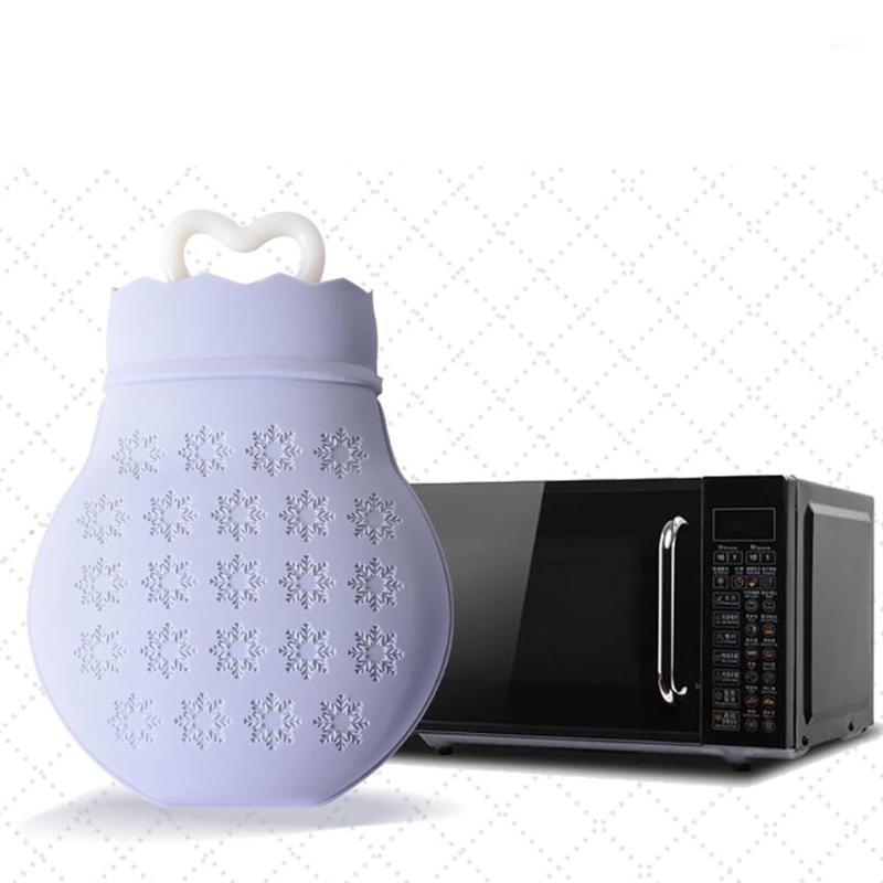 

Microwave Heating Bottle Environmental Silicone Water Bag Friendly Bottle Relaxation Outdoor Cold Protection Water bag &cx1
