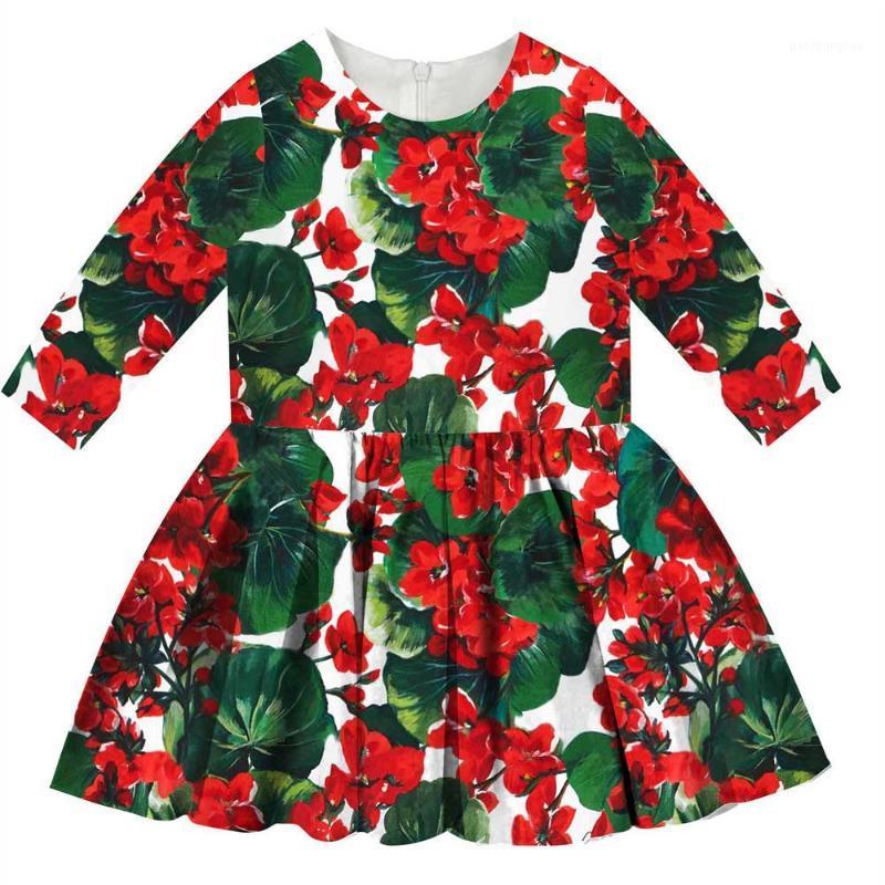 

girl Dress BEST printing Children Clothing 2020 Girl kids dress Brand Fashion Cute Party Girls baby1, 19dr 1458