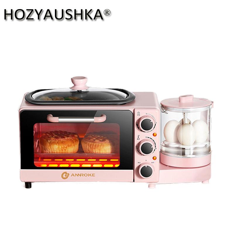 

Toaster home breakfast machine small multi-function automatic four-in-one oven