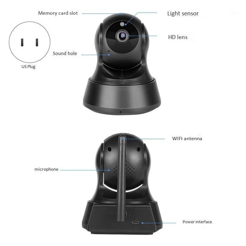 

Indoor Surveillance Camera 1080P Intelligent High-Definition Wifi Monitor with Night Vision, Motion Detection(US Plug)1