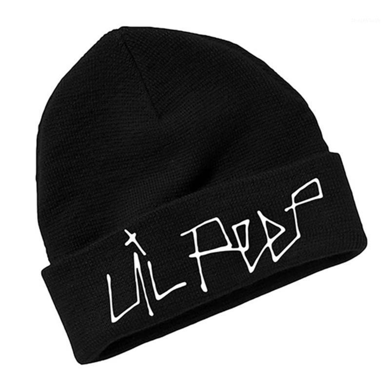 

Lil Peep Beanie Embroidery Wool Men Women Fashion Headgear Embroidery Keep Warm Winter Unisex Hip Hop Hat Knitted Cap1