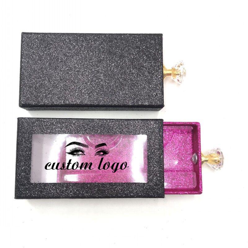 

New Wholesale Price Lash Box Custom Private Logo Eyelashes Packaging with Handle for Fluffy Mink Lashes 3D Magnetic Case Empty
