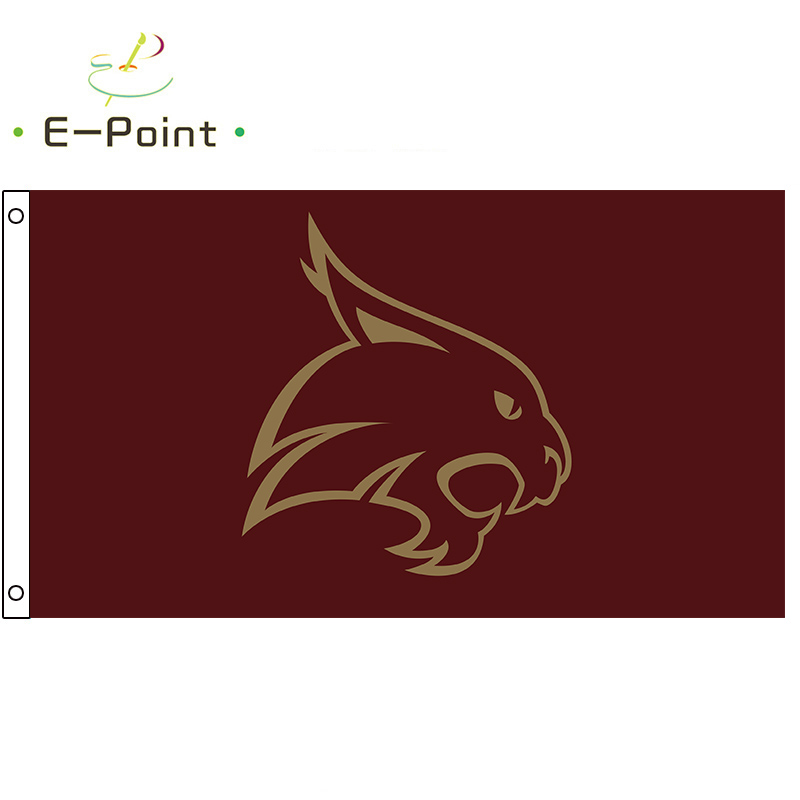 

NCAA Texas State Bobcats Flag 3*5ft (90cm*150cm) Polyester flag Banner decoration flying home & garden flag Festive gifts