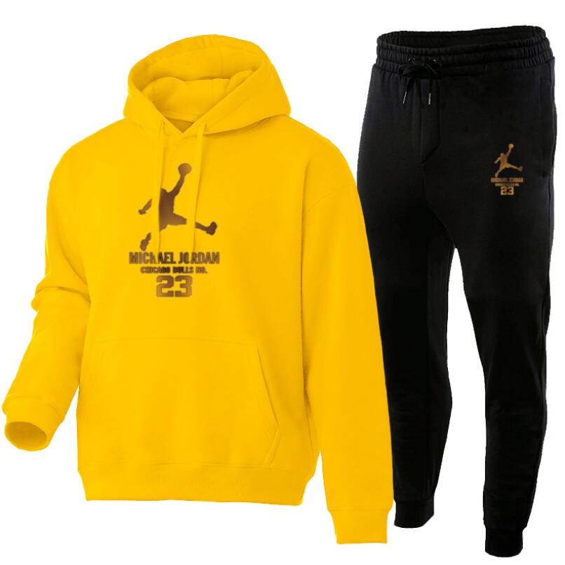 

New Autumn Men's Sets 2-Piece hoodies+Pants Harajuku Sport Suits Casual Men/Women Sweatshirts Tracksuit Brand Sportswear, Gray