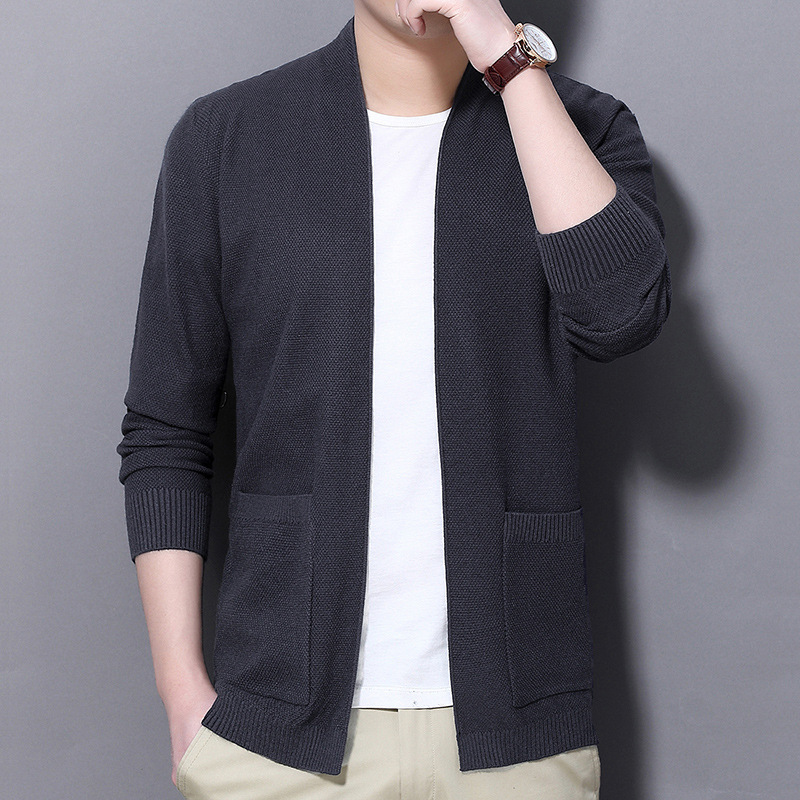 

2021 and Autumn Spring New Male Style Knitted Clothes Long Trend Korean-style Men's Sweater Wear Hands 2avj, Red