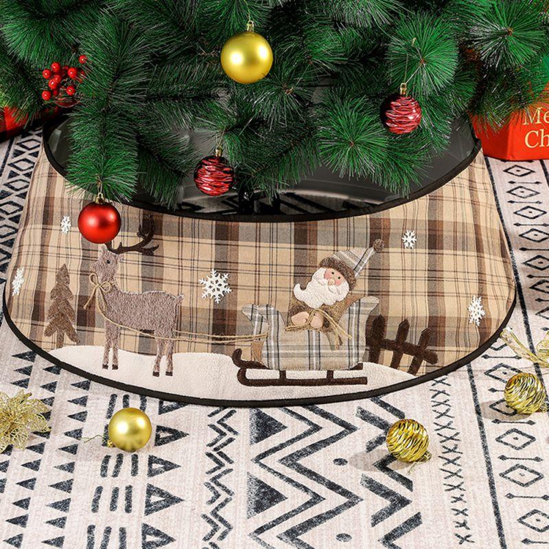 

Christmas Tree Skirt Christmas Party Dress Up Supplies Tree Decoration Arrangement Apron Home Decoration