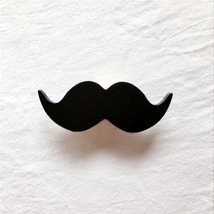 

Ins Style Black Beard Wooden Clothes Hook For Kids Room Wall Decorate Children Room Eco Friendly Hanger Creative Home Decor 1PC