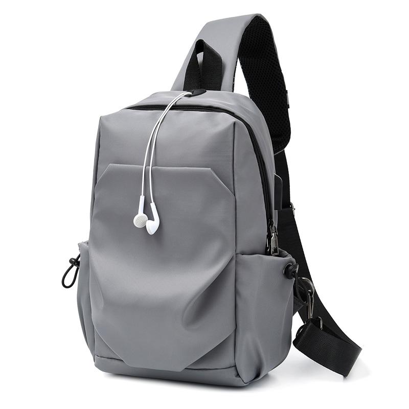 

man crossbody bags for men anti theft pack boy sling shoulder bag bolsos hombre casual messenger bag moda motocyklowa chest, Black