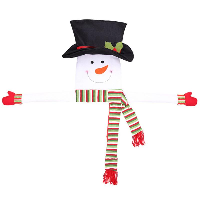 

Christmas Decorations Decoration Supplies For Tree Top Star Exquisite Snowman Shape Hat