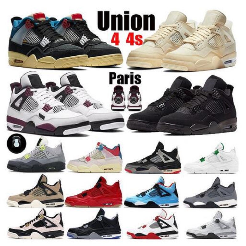

New basketball shoes men women 4s 13s jumpman 4 Fire Red Black Cat What The Red Flint 13 Chicago Playground mens trainers sneakers
