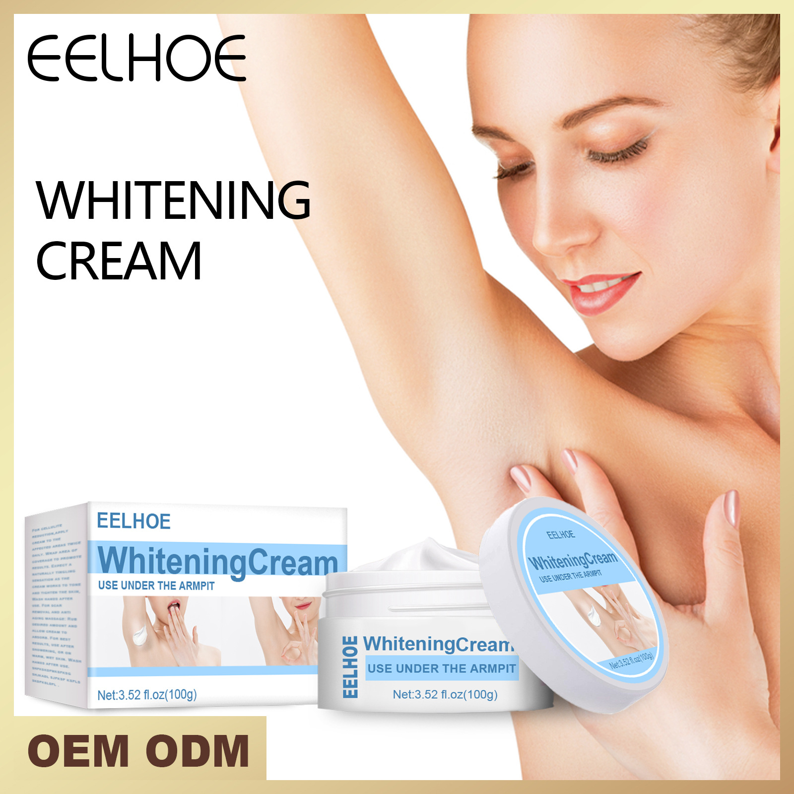 Free freight EELHOE OEM ODM Beauty Items Underarm Brightening Moisturizing Fade Melanin Armpit Repair Cream-image-750021747