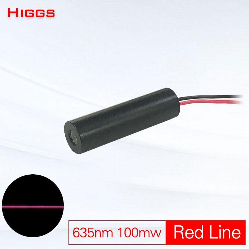 

635nm 100mw red line laser module linewidth adjustable steel wood cutting marking locator Welding Laser Scanning Emitter1