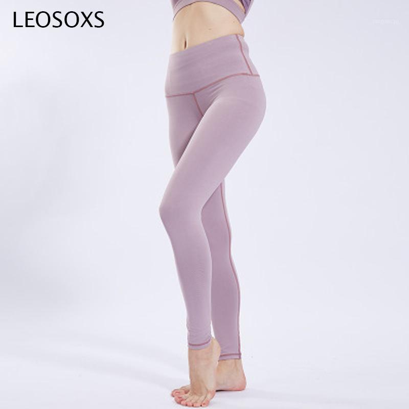 

New 2020 Women Tights High Waist Yoga Pants Sports Sexy Tummy Control Legggings Stretch Fabric Woman Fitness Leggins Seamless1, Blue