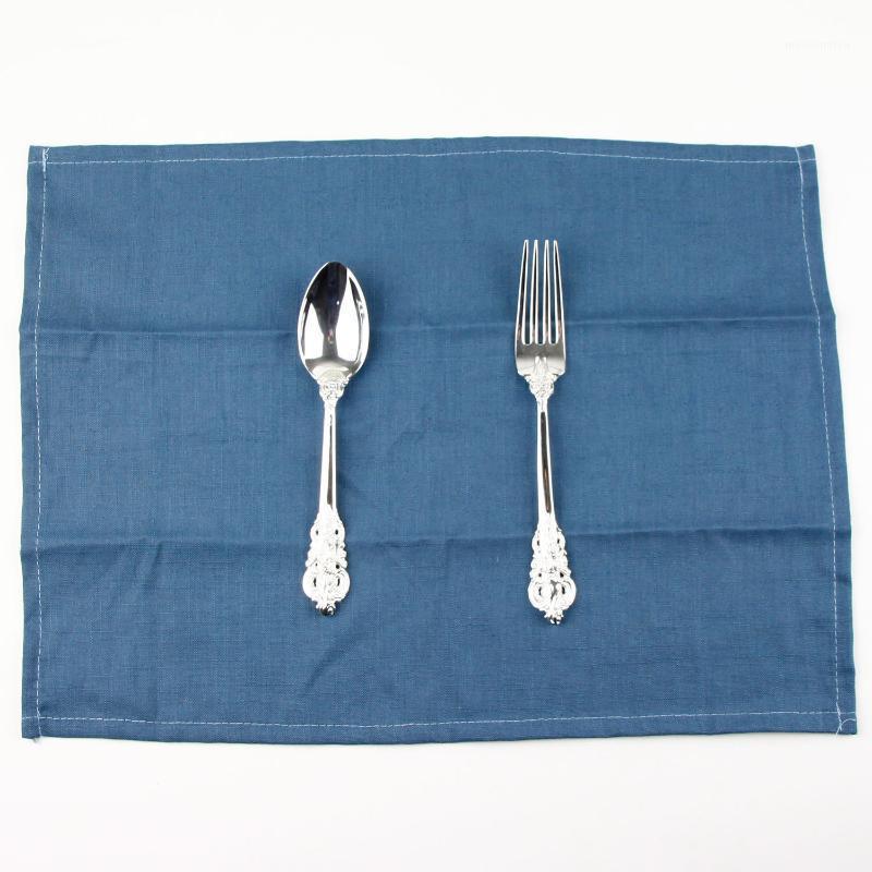 

5pcs/lot Cotton Linen Wedding Table Insulation Pad Restaurant Dining Desk Coffee Bowl Non-slip Placemat1, Mix colors