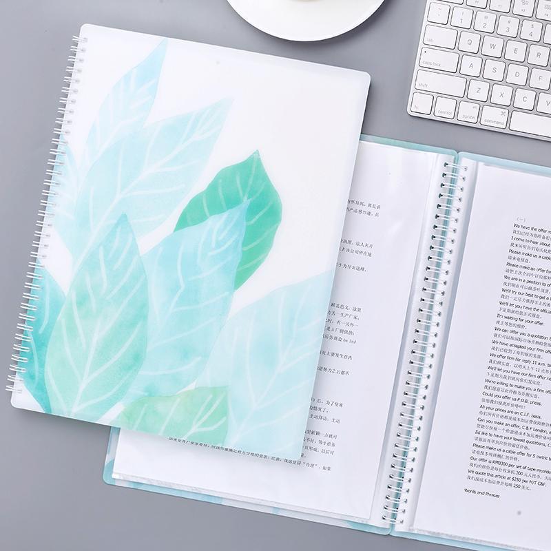 

A4 Stationery Folder Student Folder 40 Pages Multi Layer Transparent Data Bag File Storage Bag file document1