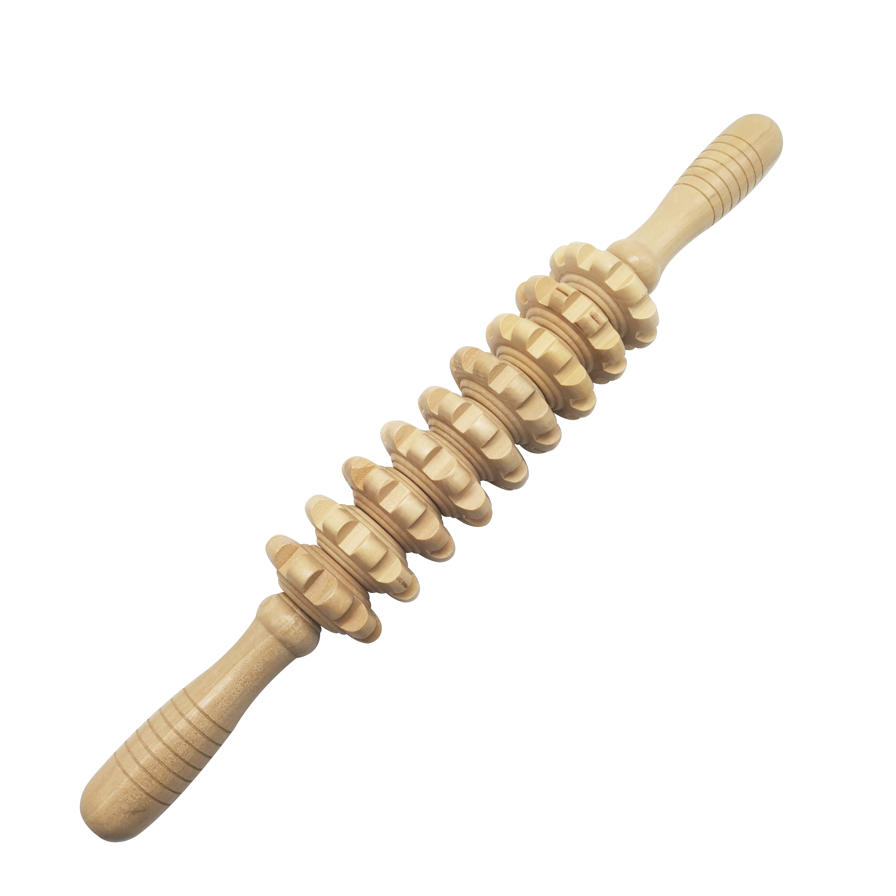 Wood Therapy Massage Tools Handheld Wooden Massager Roller