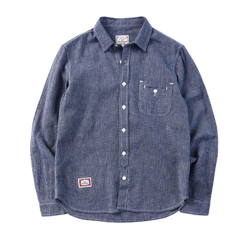 

ST-0006 Read Description ! Asian size vintage looking shirt mans cotton & linen shirt, Long sleeve