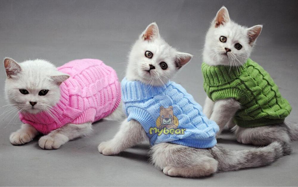 

NEW Dog Cat Sweater Sphinx Cat Coat Spagetti Warm Autumn Winter Pet Jumper Clothes For Small Dog Pets