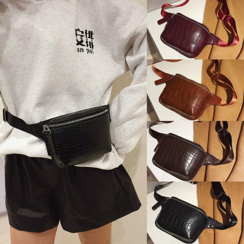

High Quality Fashion Women Travel Waist Crossbody Pack Belt Pouch Hip Bum Bag Purse Handbag Bags, Black