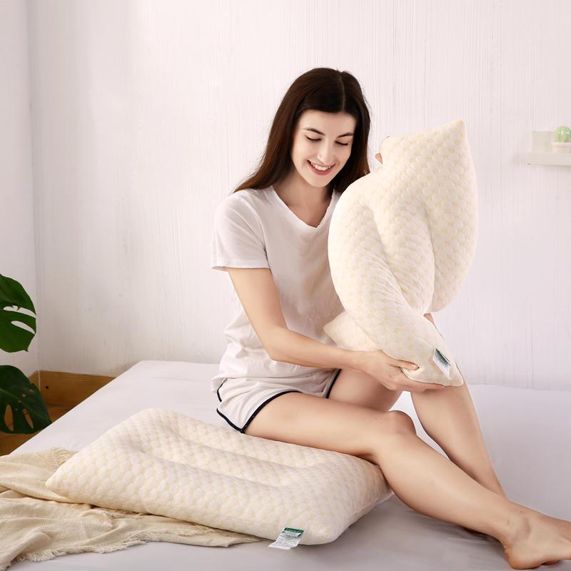 

Slow Rebound Memory Foam Healthcare Cervical Neck Sleep Pillow Adult Orthopedic Neck Pillow For Protection Latex