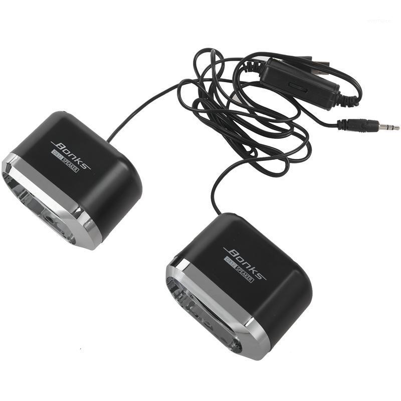 

USB 2.0 Notebook Speakers Wired Stereo Mini Computer Speaker for Desktop Laptop Notebook PC MP3 MP4 3.5mm AUX IN black1
