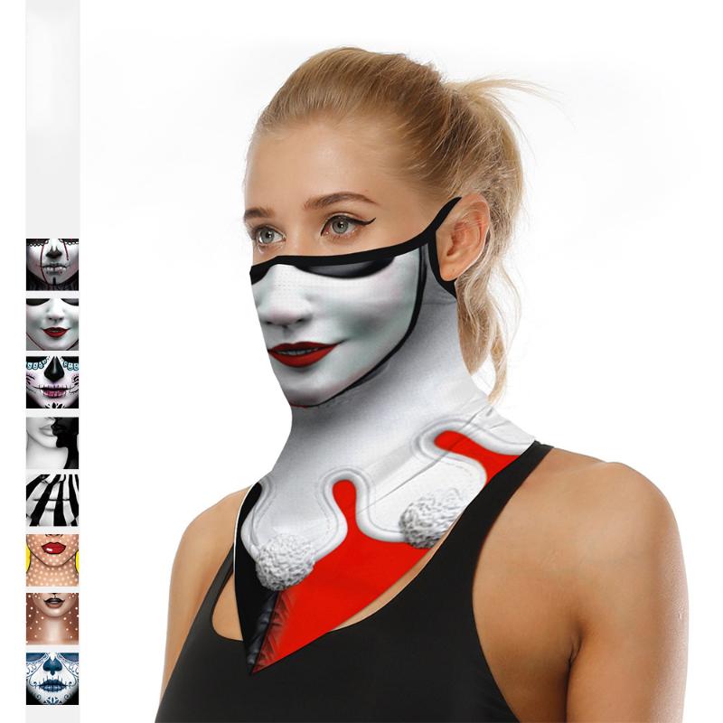 

Magic triangle bandana outdoor halloween running headwear men for neck halloween scarf skull balaclava skull neckerchief woman