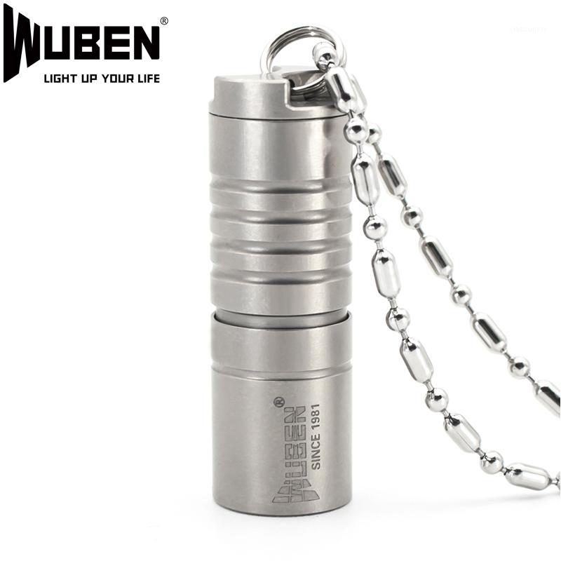 

WUEBN Mini LED Necklace Led Light Titanium Metal 130LM Lamp with Necklace Portable Design Multipurpose1