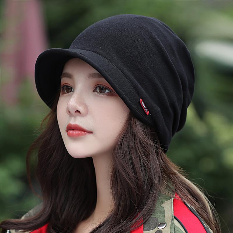 

New Knitted Hat Women's Autumn And Winter Haed Cap Fashion Solid Color Outdoor Windproof Keep Warm Thicken Knitted Hats, Khaki
