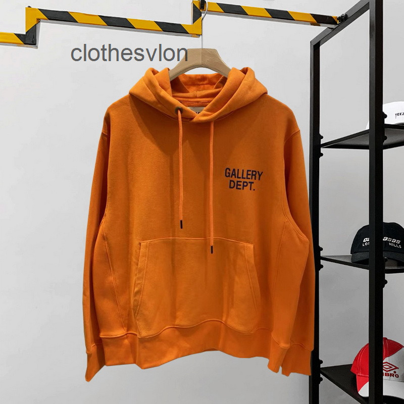 

New High Mens Hop Fashion Street Gallerydept Hip Casual Loose Unisex Sweater Gd Hoodie ESBC, Orange