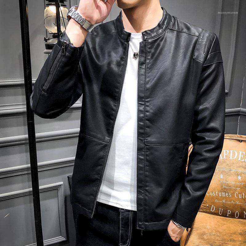 

Men's Jackets and Coats Autumn Winter Long Sleeve Black Blue Winered Clothes1