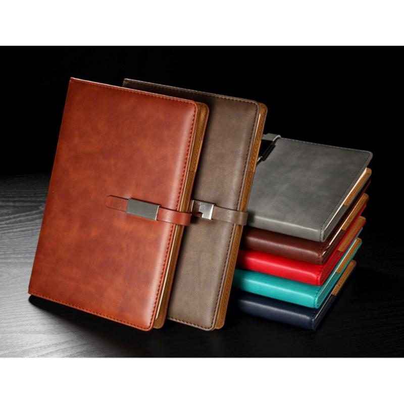 

PU Leather Cover A5 B5 Journal Notebook Lined Paper Business Daily Planner Notepad with Buckle Stationery School Office Supplies