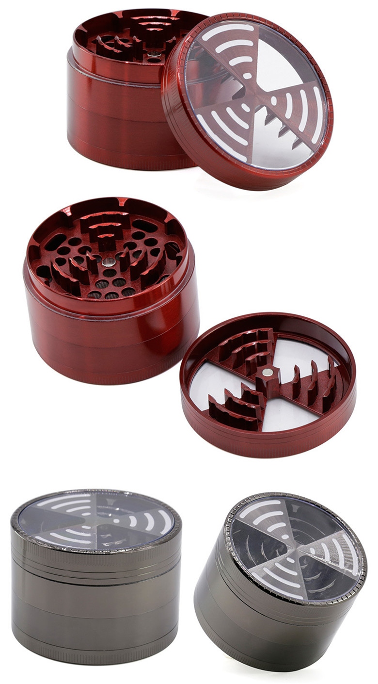 

Black Silver Gold Tobacco Crushers Grinders Metal Zinc Alloy Herb Grinder Smoking Accessories DHL Ship FY2456