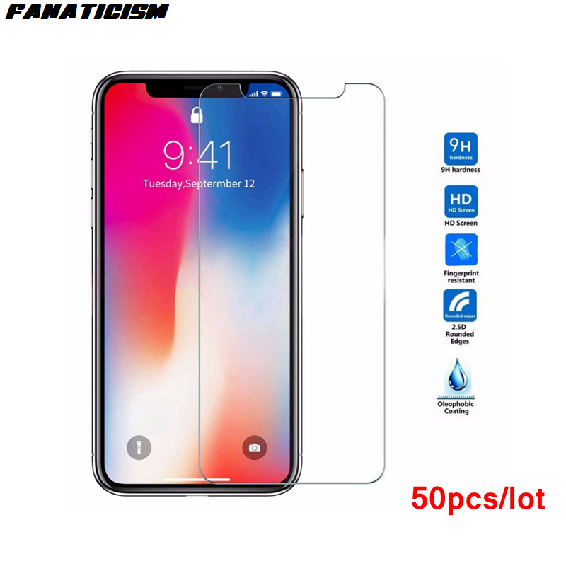 

50pcs/lot Tempered Glass For iPhone 12 Pro MAX 12 Mini iphone 12pro Glass Screen Protector On The For iPhone12 Protective Glass
