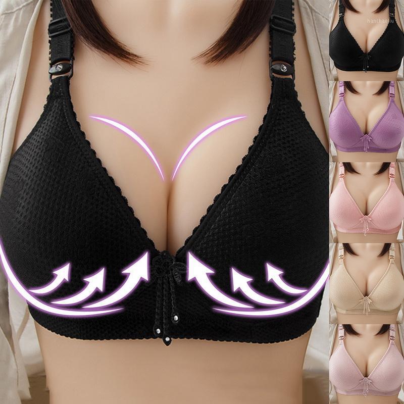 

Breathable Push Up Brasieres Women's Wire Free Big Breasts Thin Bralette Plus Large Size 80-95 B C Cup Sexy Intimates Lingerie1