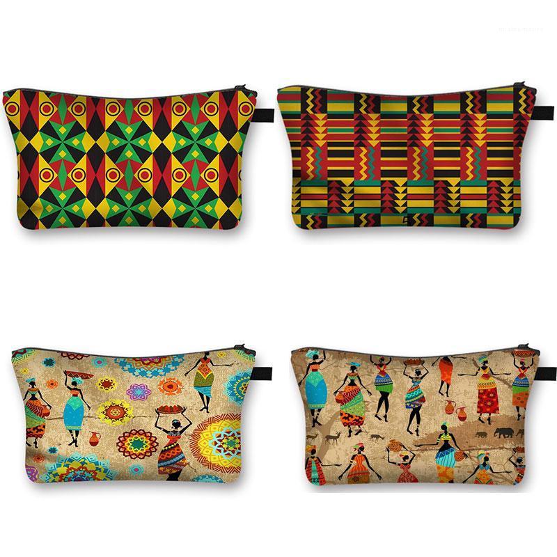 

Africa America Dance printing Woman Cosmetic Bag Fashion Casual Interesting Handbag Small Handbag Afro Portable Storage Bags1, Afro-hzb11