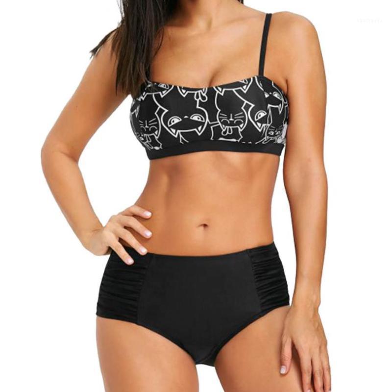 

swimming suit for women 2020 Women Girls Kitty Bikini Shorts Trunks Set Padded Bathing Swimsuit Swimwear biquini brasileiro1