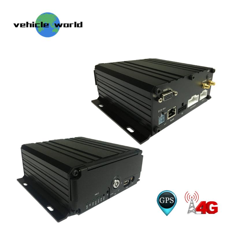 

2.0MP AHD 1080P HDD SD Card 8Ch Vehicle Car Taxi Trailer Truck School Bus Mobile DVR built in GPS 4G, Black;white