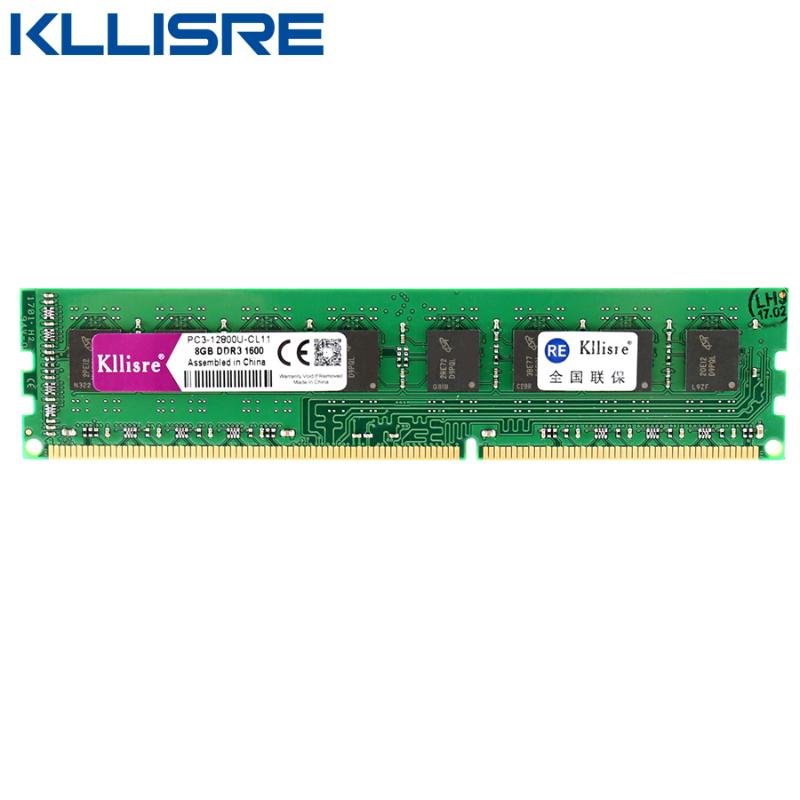 

Kllisre ram DDR3 8GB 1600 1866 PC3 Memory 1.5V Desktop Dimm with Heat Sink