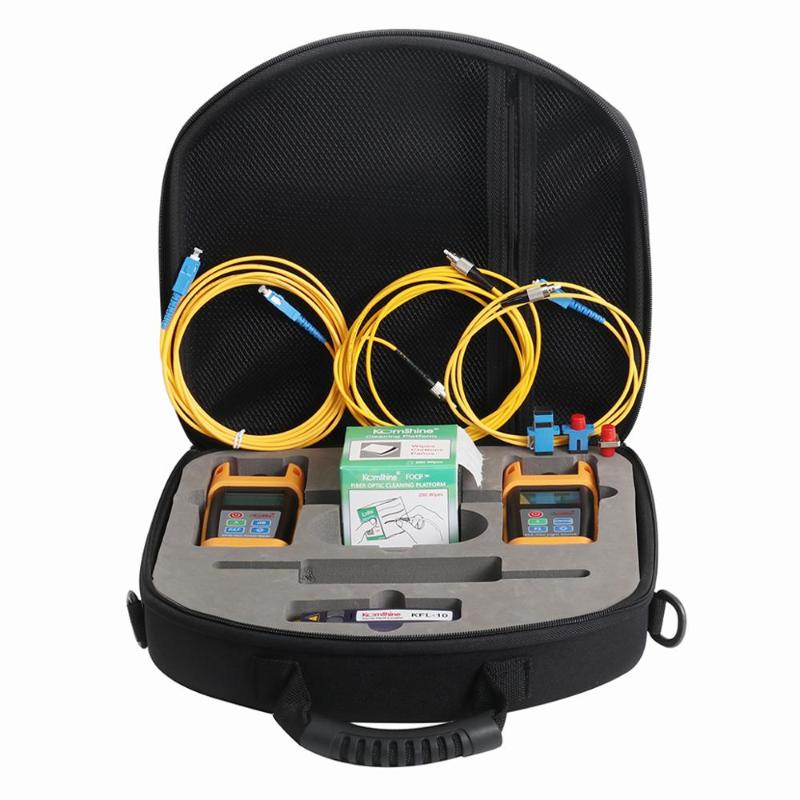 

FTTH Optical fiber tool kit KTL-4E,KLT-7E Komshine with Optical power meter, light source and VFL