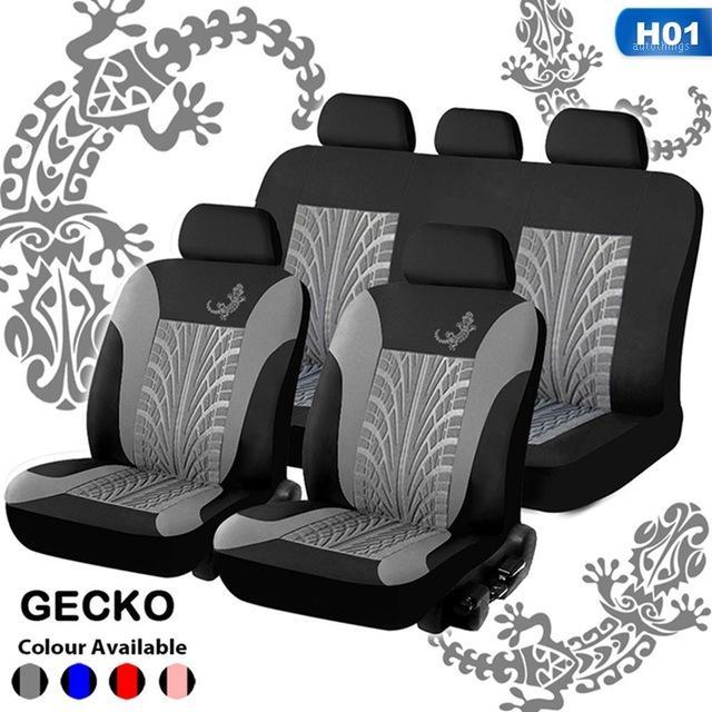 

4/9PCS/Set Seat Car Covers Universal Interior Accessories Detachable Headrests Bench Seat Covers For Cars Truck For Women Auto1
